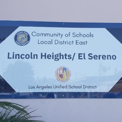Lincoln Heights/ El Sereno Community of Schools will develop leaders and life long self directed learners who will become contributors in their communities.
