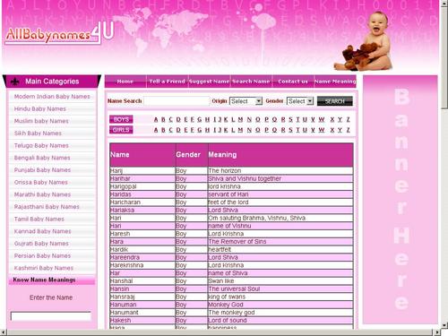 a list of indian baby names where we can get the name of hindu baby names,muslim baby names,sikh baby names,marathi baby names,marathi boys names