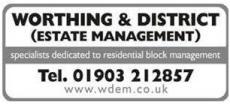 WDEM_UK's profile picture. Worthing & District (Estate Management) - Provision of management services to Resident Management Companies, Freeholders, etc. of residential Blocks of Flats.