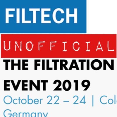 FiltechD's profile picture. The unofficial parody account for #filtech.  Not the real account for #filtech2019.
#iaq #cleanwater #cleanair #pm10 #pm25 #filtration #pollution