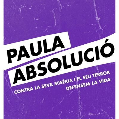 Grup de suport a la Paula, companya empresonada durant les manifestacions en contra de la #SentènciaProcés
💜✊
#PaulaAbsolució
#LlibertatPresesPolítiques