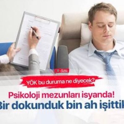 ‘Psikoloji lisans mezunu’ bir psikolog🤗 ‘Psikolog Hakları Derneği’ belki ama ‘Psikologlar Odası’ şart👊 Arzumuz toplum için nitelikli psikolog meslektaşlar👍