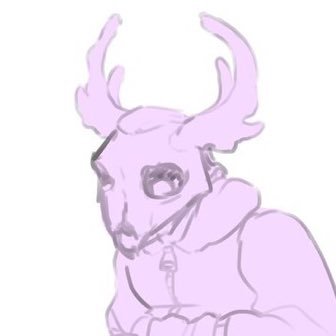 Hobo in the woods who'll eat your food and call you skank - Jackalope Hybrid - OC - #MuttPappy