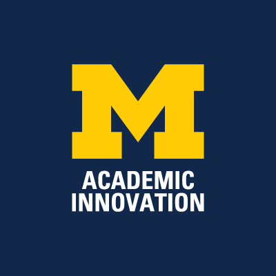 Academic Innovation aims to shape the future of learning by enabling personalized, engaged & lifelong learning for the U-M community & learners around the world