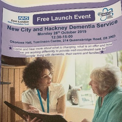 CHDementia's profile picture. East London NHS Foundation Trust - C&H Dementia Service
#CHdementiacare