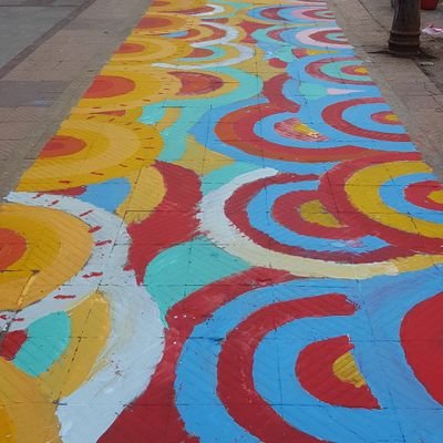 Ajmal Khan Road in Karol Bagh is Delhi's first pedestrianized street created by North Delhi Municipal Corporation and supported by the Beopar Mandal, Karol Bagh