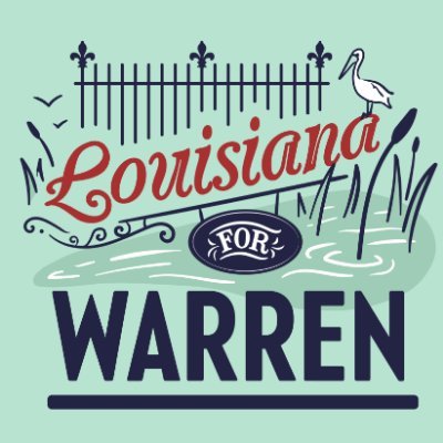 Because Louisianans know something about persistence. ⚜️ ✊🏿✊🏾✊ #WarrenForever 🩸🦷