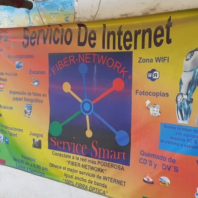 Proveedor de Servicio de Internet, por medio de Fibra Óptica.