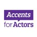 Accents For Actors (@accents4actors) Twitter profile photo