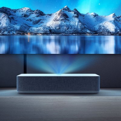 Find the ultimate 4K UHD laser projector at VAVA.
150'' Projection Area/7.2 inches ultra short throw/built-in Harman Kardon speaker