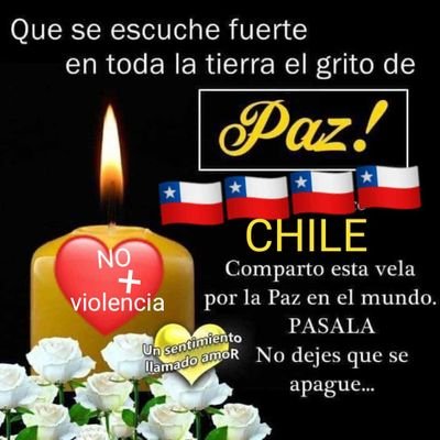 queremos paz para Chile #RenunciaPiñera