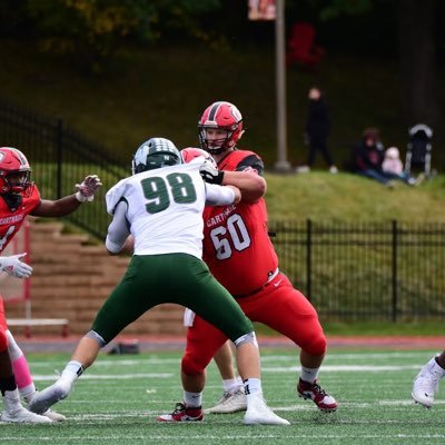 Former Carthage College Offensive Lineman “My favorite sport is practice”