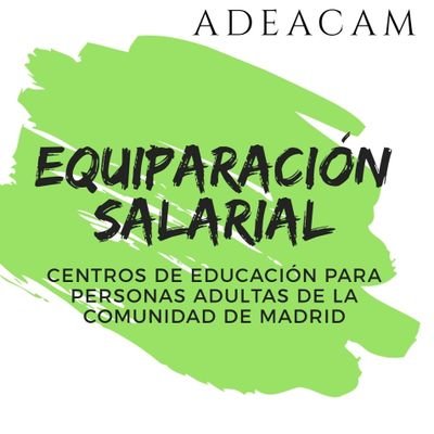 Asociación de Directores de Centros Públicos de Educación de Personas Adultas de la Comunidad de Madrid. 70 centros impulsando la #educacióndeadultos en Madrid