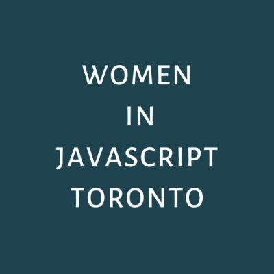 Community & events for women supporting women who code -- or want to learn to code! -- with JavaScript. Our DMs are open.