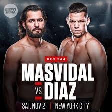 UFC 244 Live Stream Nov 2 / New York
#NateDiaz209 vs #GamebredFighter
@ufc244liveppv
 #ufc244liveshow #ufc #ppv #mma #ufc244livelive
#boxing #LosVegas #ufc244