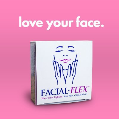 Facial-Flex® is a FDA Registered Class 1 Medical Device for exercising muscles of the face, chin, and neck.