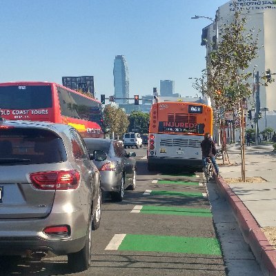 Bike deaths are up in LA as it chases Vision Zero. This is the experience of riding LA's flagship bike lane. Let's improve and make people safe outside of cars!
