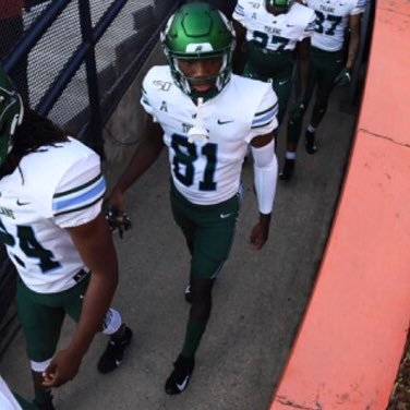 Wide Receiver at Tulane University #Blacklivesmatter