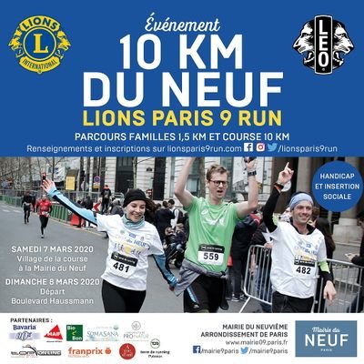 #10kmduNeuf #lionsparis9run #mairieduneuf #lionsclub #leoclub #running #paris9