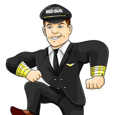 captbedbug's profile picture. Captain bedbug here, I'd love to stay and talk, but I gotta catch a flight... and some bed bugs !