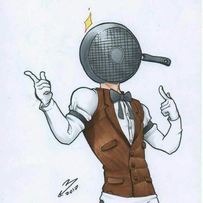 PadellaUomo's profile picture. Un uomo, una padella nient'altro. Disegno della copertina di @evefreaks