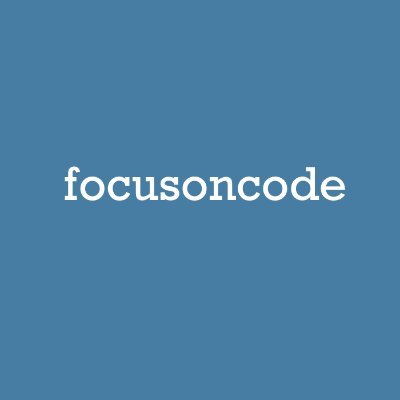 focuson_code's profile picture. 