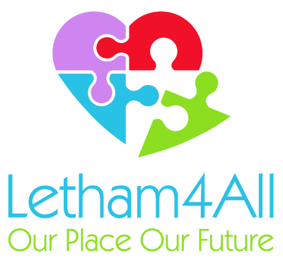 Letham4All is a community charity operating from the Letham Hub, Tweedsmuir Road.