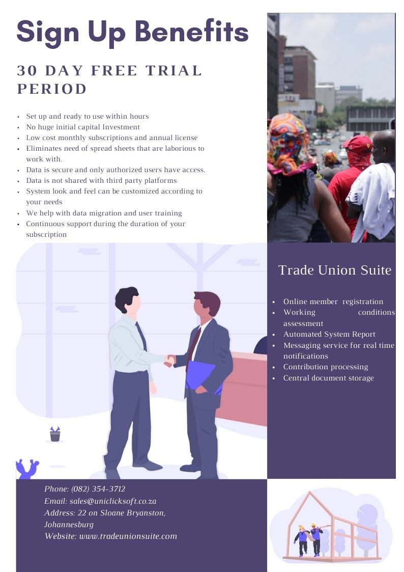 UnionSuite's profile picture. Sector Working Conditions tracking system