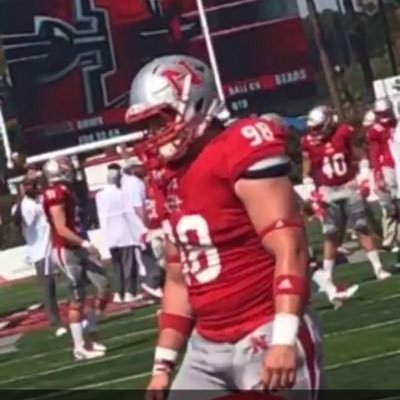 Nicholls State Football DE. 3x State Champ Wrestler. 3x SLC All Conference. 2x SLC Champs