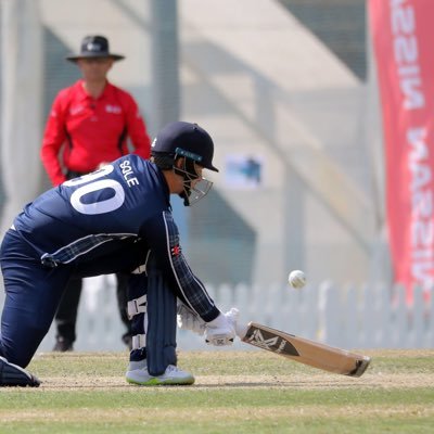 Scottish cricketer #682 sponsored by the crick3t lab