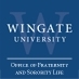 @WingateUniv Fraternity and Sorority Life recognizes 6 organizations - 4 College Panhellenic Council & 2 Interfraternity Council