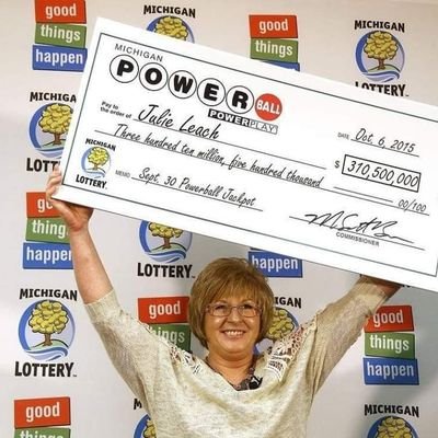 hello i am julie leach winner of  $310.5 million  powerball jackpot winner i am donating to my people from the states and other countries