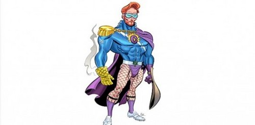 Follow the adventures of The Flaming C - the superhero alter ego of @ConanOBrien.
