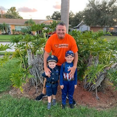 Proud father to Clate and Luke. Head Baseball Coach at Seminole High School. USA Baseball, Acts 2:21