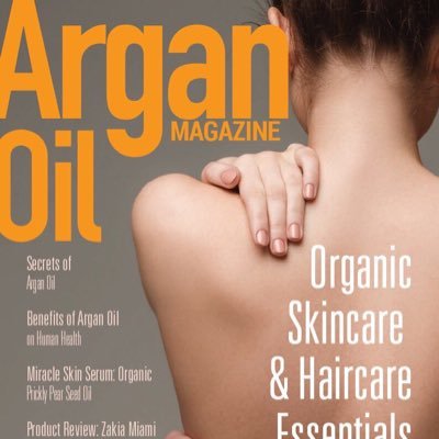 On worldwide newsstands! advertise@arganoilmagazine.com #PricklyPearSeedOil #Argan #CastorOil #Skincare #Serum #OrganicSkinCare #HairCare