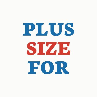 We make it possible for plus size people to express themselves politically. Visit our site for original merch in sizes XS to 6X. #VOTEBIG 🇺🇸