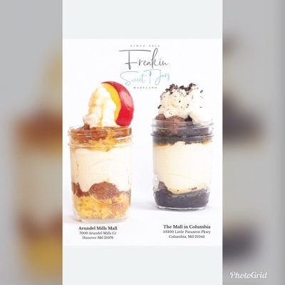 Follow @freakinsweetjars on twitter, FB and IG! Desserts in a jar. Full menu on https://t.co/yfnhKJfpyi