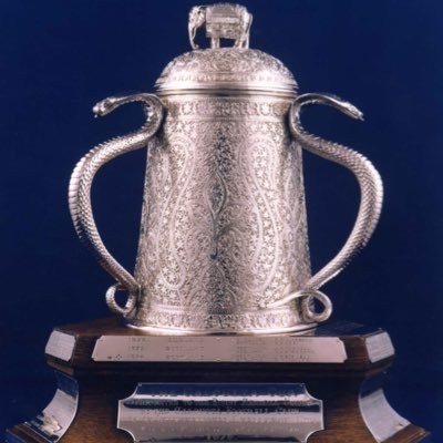 The oldest international rugby trophy on the block. Currently residing in Scotland.