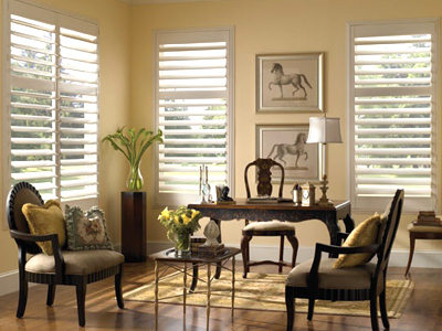 Window Decor in Virginia. We make custom plantation shutters, wood blinds, shades, drapes and curtains. Serving District of Columbia, Maryland & Virginia.