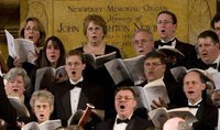 Presenting excellent choral music through performance, community outreach, and by being an active member of the cultural life in New Haven for over 60 years!