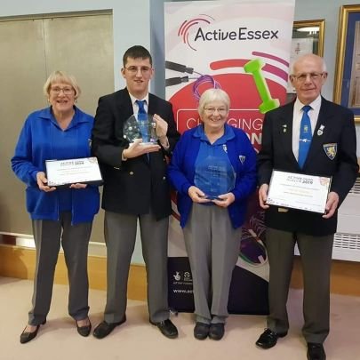 Disability Star For England. Griffin Bowls Club. Harlow Sport Personality of the year award winner 2019. Essex All Together Ambassador. DBE LD Representative.