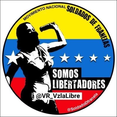 Resistencia!!!
#MNSF
#SoldadosDeFranelas
@soldadoDfranela
.
.
Twitter me suspendió mi cuenta @VR_VzlaLibre, así que ahora tengo esta