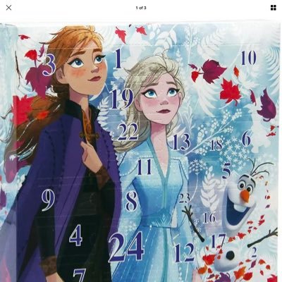 Seasonal pop-up online shop selling Disney Frozen