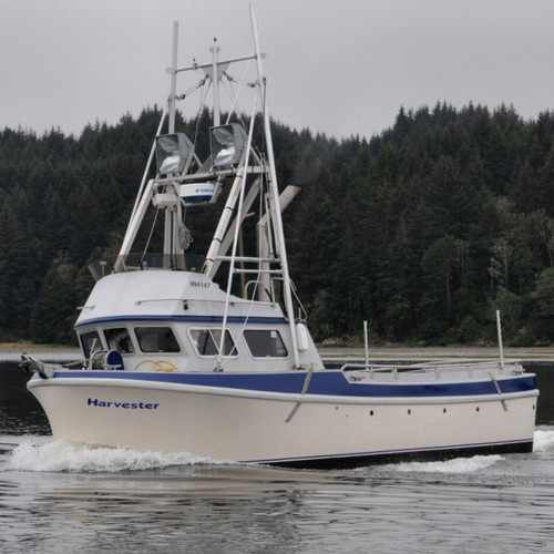 F/V Harvester fishing dungeness crab, albacore tuna, salmon and rockfish out of Winchester Bay Oregon