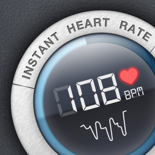 A heart rate monitor app for Android and iPhone devices