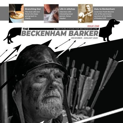 BarkerBeckenham's profile picture. Community Cultural Newspaper/Magazine for Beckenham Issue One December-Jan 2020
Email thebeckenhambarker@gmail.com