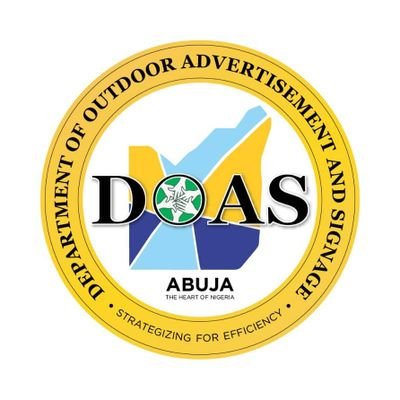 Dept. of Outdoor Advertisement & Signage is saddled with the responsibility of controlling & regulating aesthetics and outdoor ads and signs in Abuja.
092919181