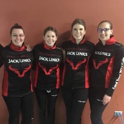 Competitive women's curling team from Ontario comprised of Lauren Horton, Carly Howard, Margot Flemming and Megan Arnold and coached by Jamie Arnold.