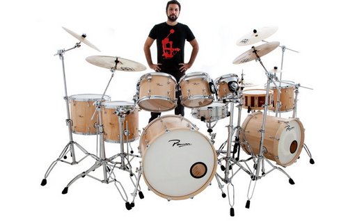 custom snare drums, only hand made pieces in solid stave shells