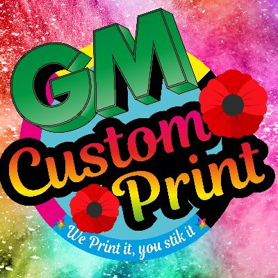 GM Custom Print offer a full range of print services including signage, banners, clothing,decals and wall murals.